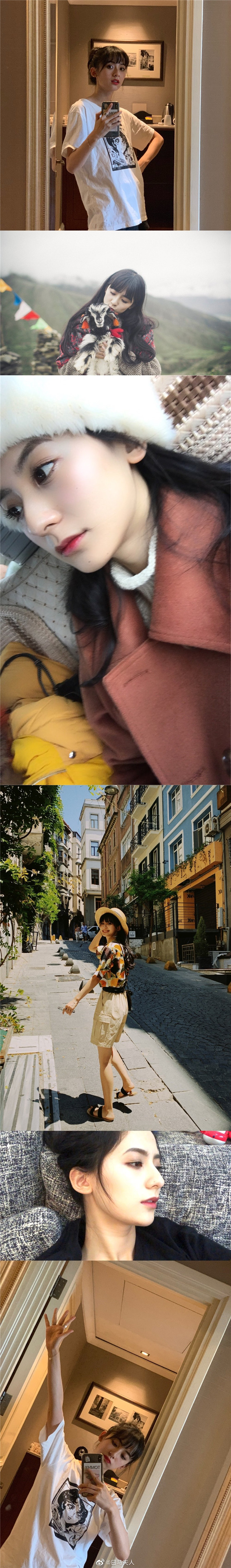 模特"日马夫人"发布个人照合集