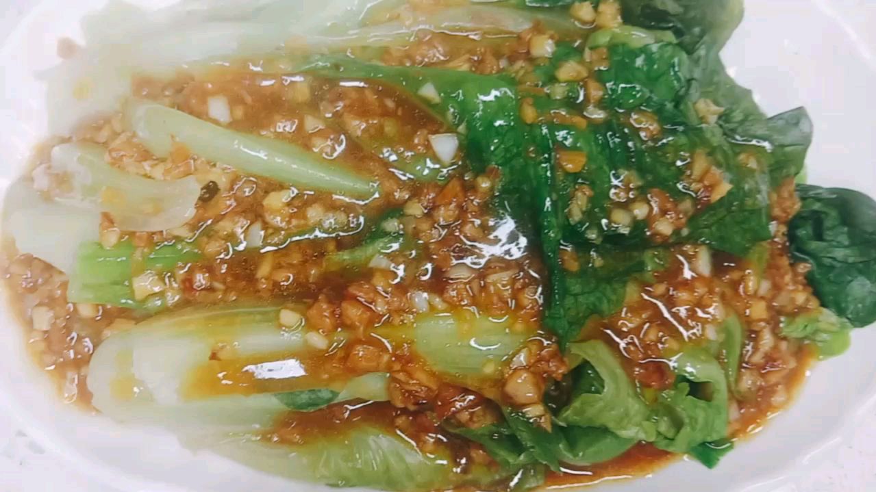 蚝油生菜好不好关键看细节,学着这样做,脆绿爽口不输不饭店