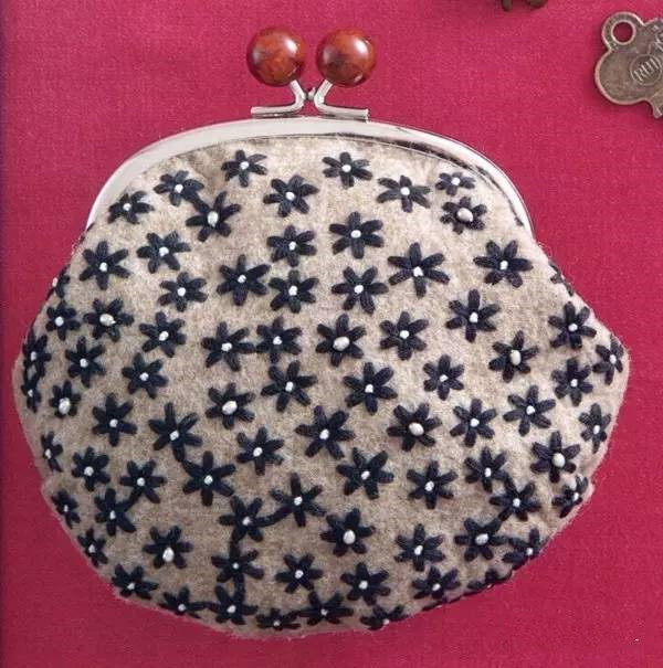 手工刺绣:45款温暖的毛线绣,针法简单,让我们的服饰变得更美丽