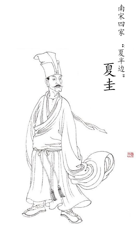 学中国传统山水画,必知"马一角"和"夏半边",你知否?