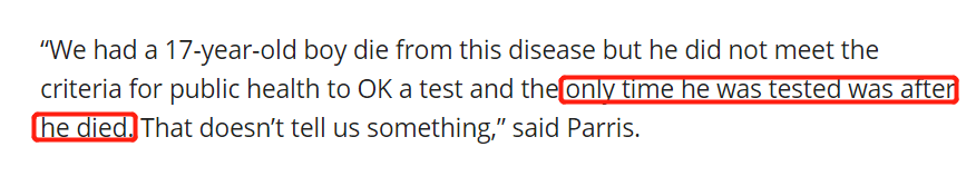 『推荐』疑点重重！美国最年轻死亡病例被移出“死亡名单”