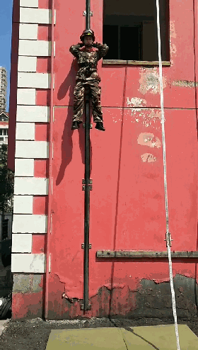 酷炫黑科技!温州市民发明"高楼逃生器"获国家专利