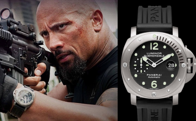 巨石强森戴什么表?大表径沛纳海是标配!