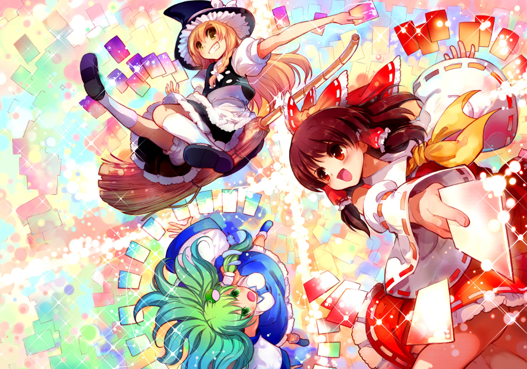 二次元动漫壁纸:有个性的花季少女,喜欢自由自在的感觉!