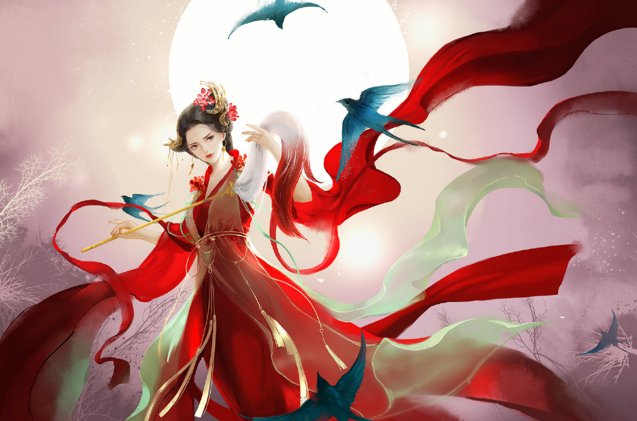 《剑来》中"红袄小女孩",李宝瓶离开小镇前,与陈平安见了2次