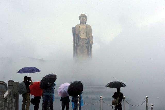 奇观!总高208米中国最高佛像,现成人们祈福消灾的主要寄托!