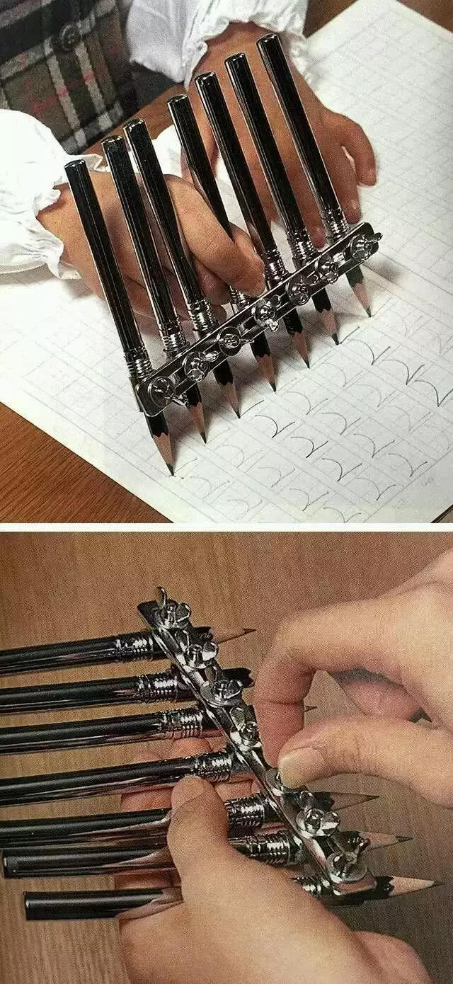 7个来自日本的奇葩发明,图三是"罚抄"神器!