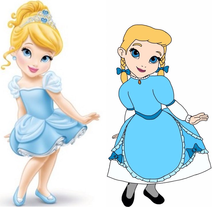 你见过她们小时候的样子吗?迪士尼公主回到童年变成了小孩子!