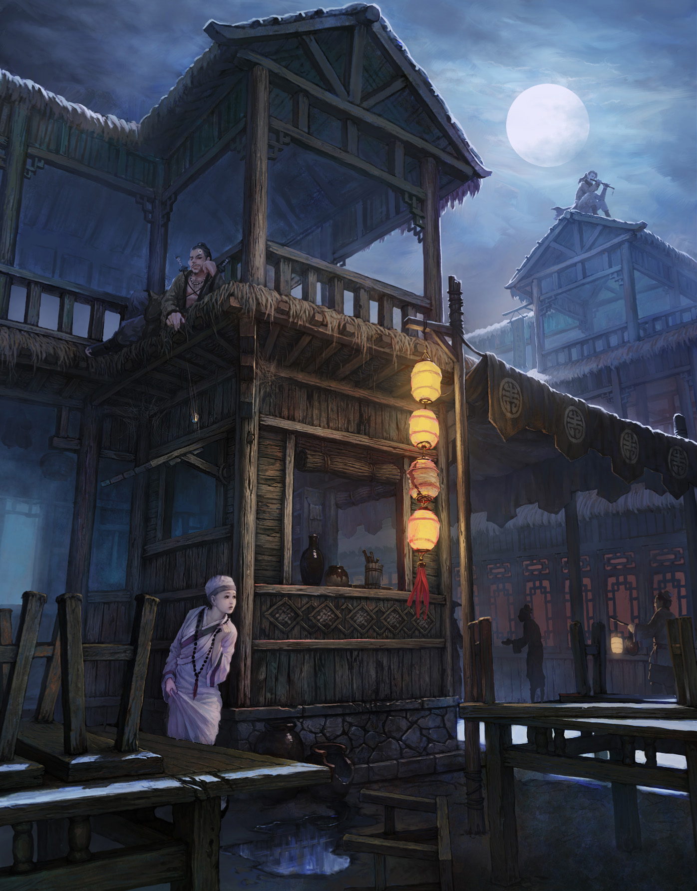 游戏原画场景作品欣赏 转载自百家号作者:名予