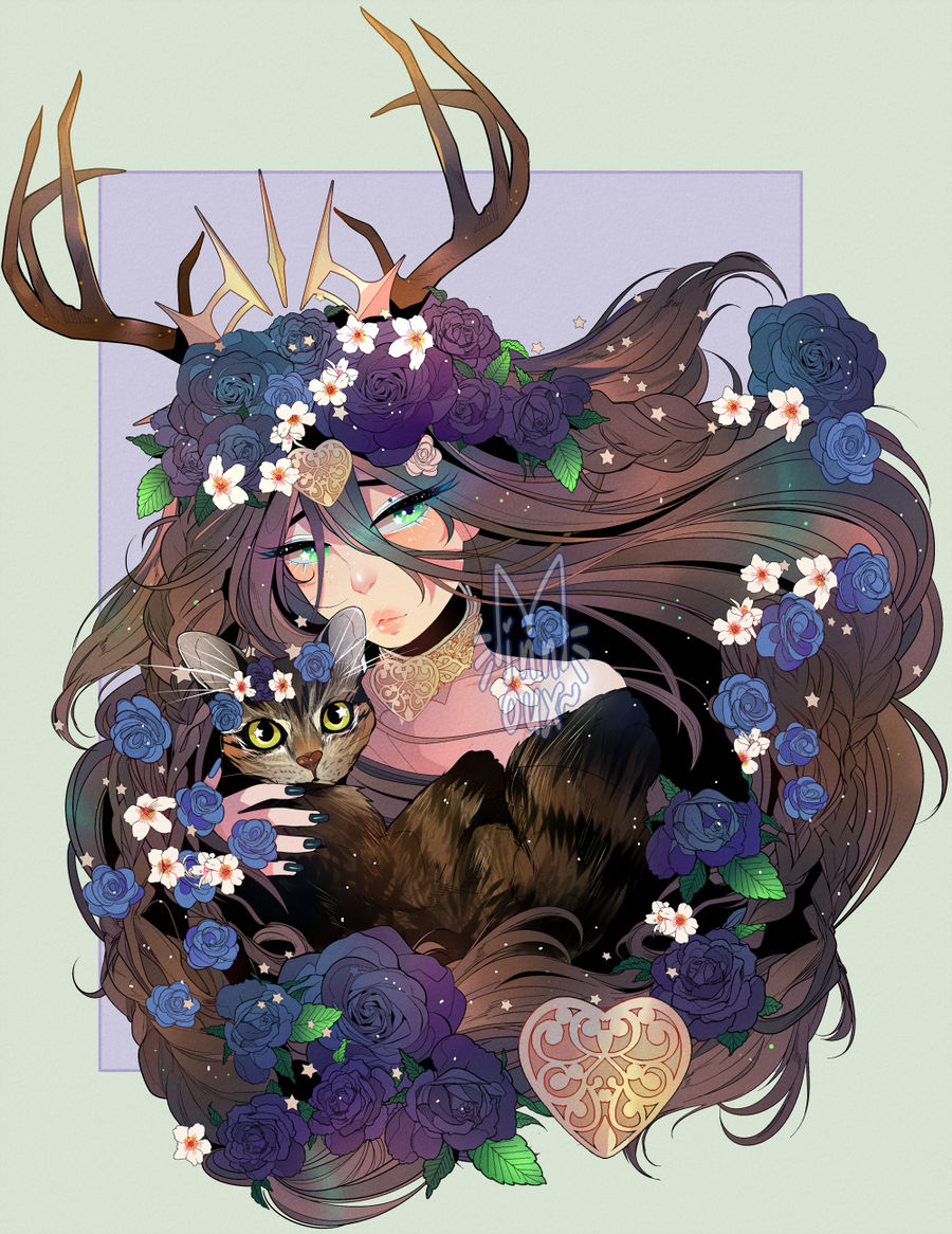 来自加拿大插画师的一组人物设计作品!画风艳丽服装造型很有美感