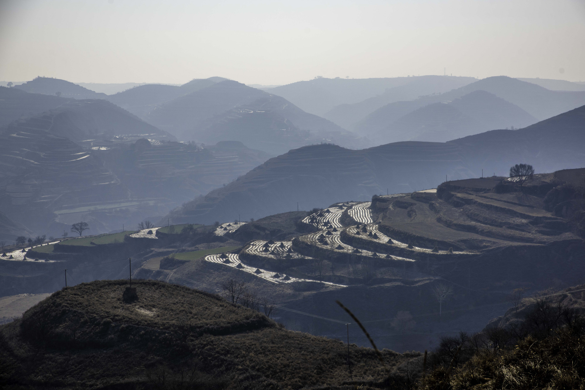 2019年冬月镇原县马渠镇红光村印象