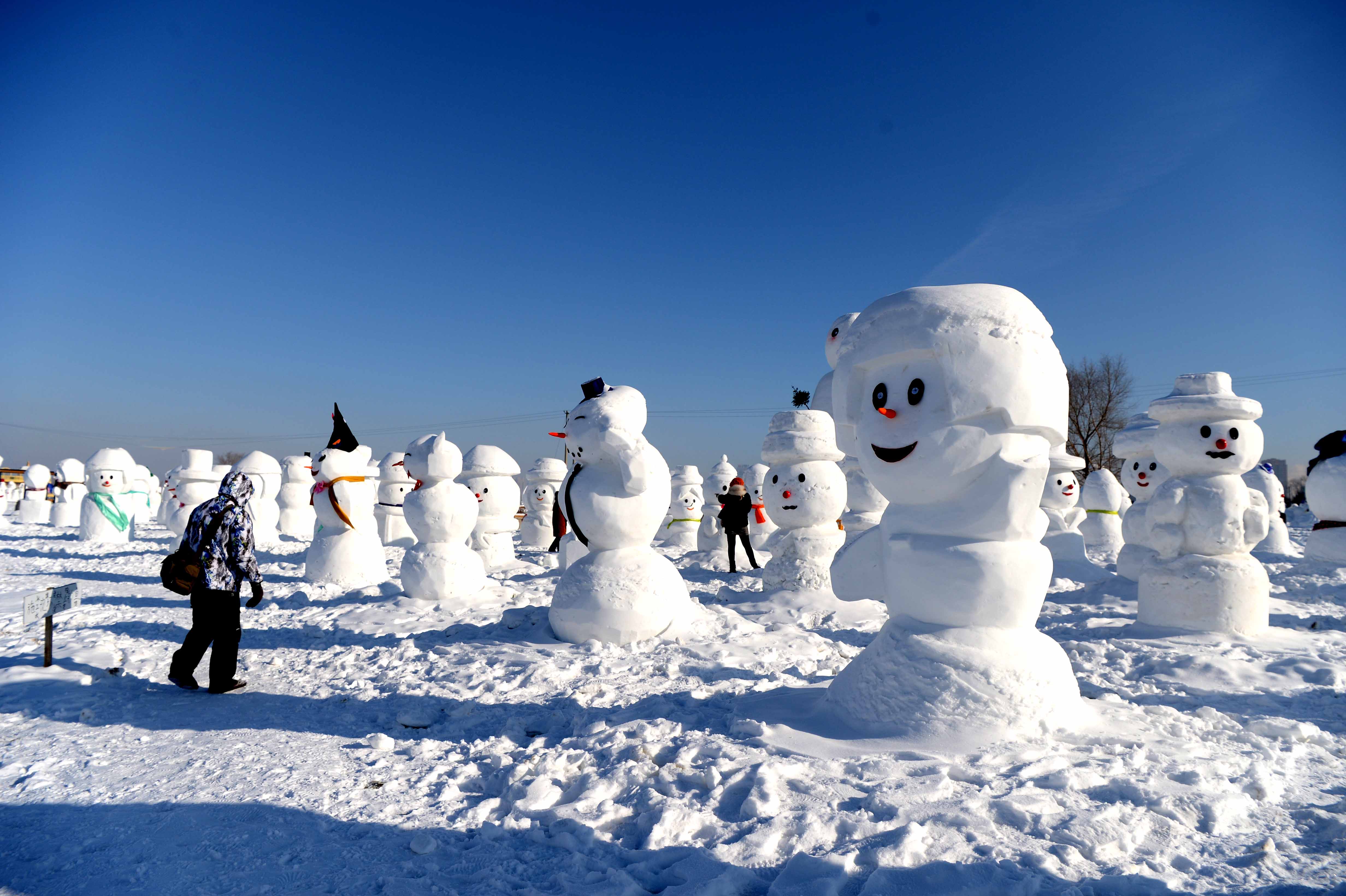 各种雪人图片大全图片