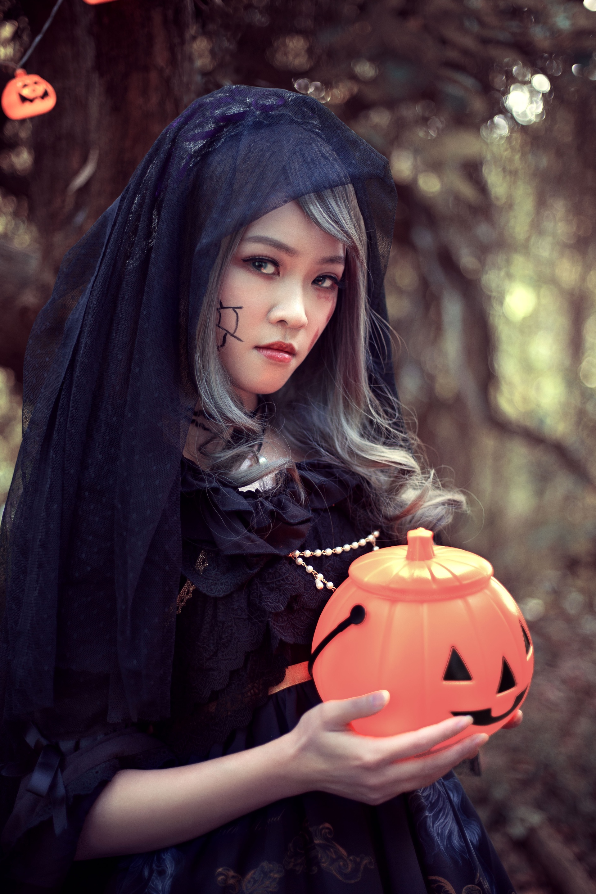 人像摄影 万圣节的小女巫