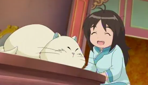 甜心格格:丝丝让小咪和自己玩动物表演,结果小咪听到后拒绝了