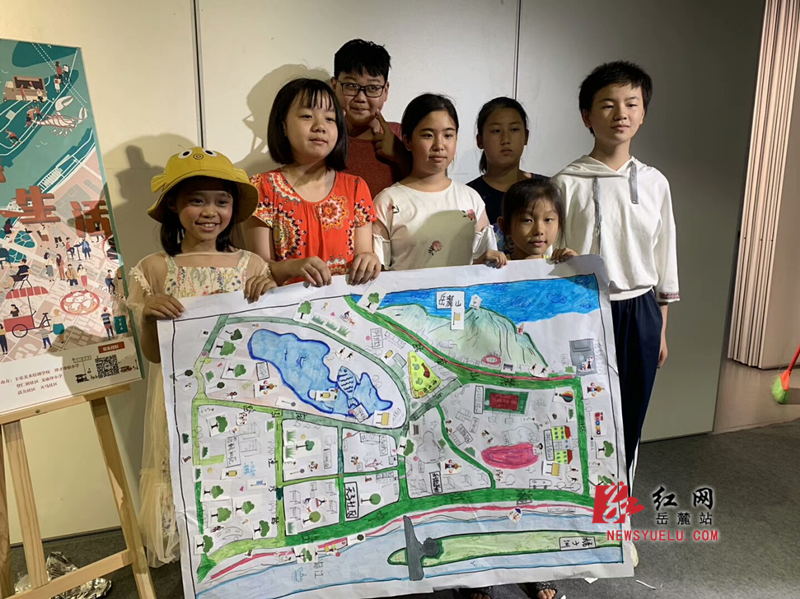 我绘我长沙 桔子洲街道6名小朋友为完善周边环境"出谋划策"