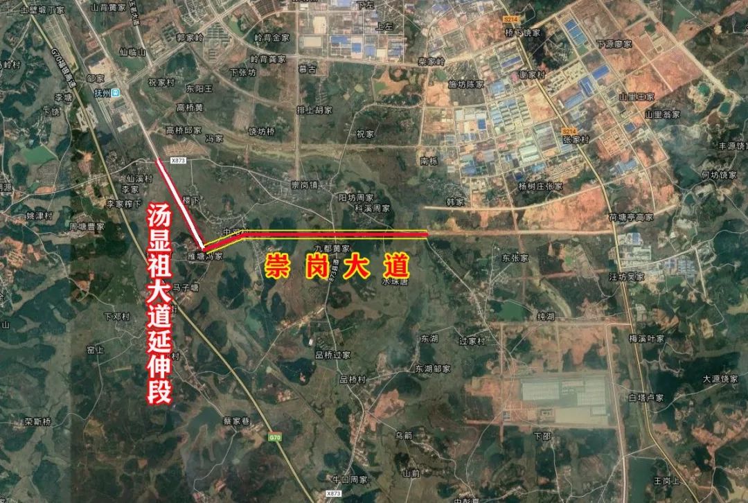 正在征迁!抚州崇岗大道要建设,这些地方居民要发了