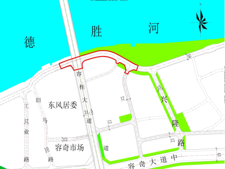 最新规划!德胜河南岸再添要道 西至容桂大道!
