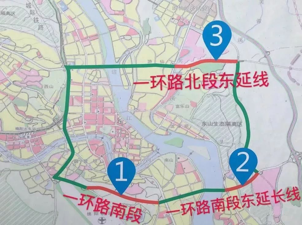绵阳新"一环"来了!你关心的这两段路,月底达到通车条件