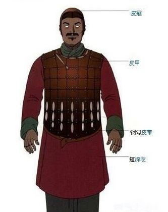 秦朝服饰图片