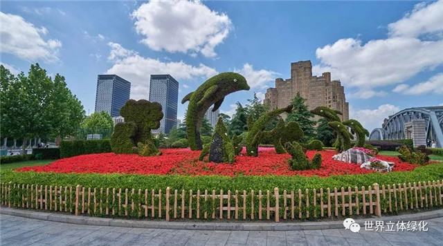 城市绿化必不可少的造景应用:立体花坛营造大全
