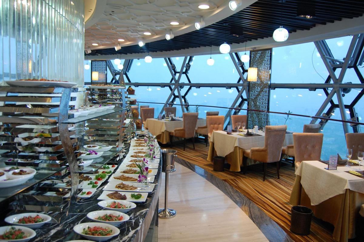 上海中心旋转餐厅图片
