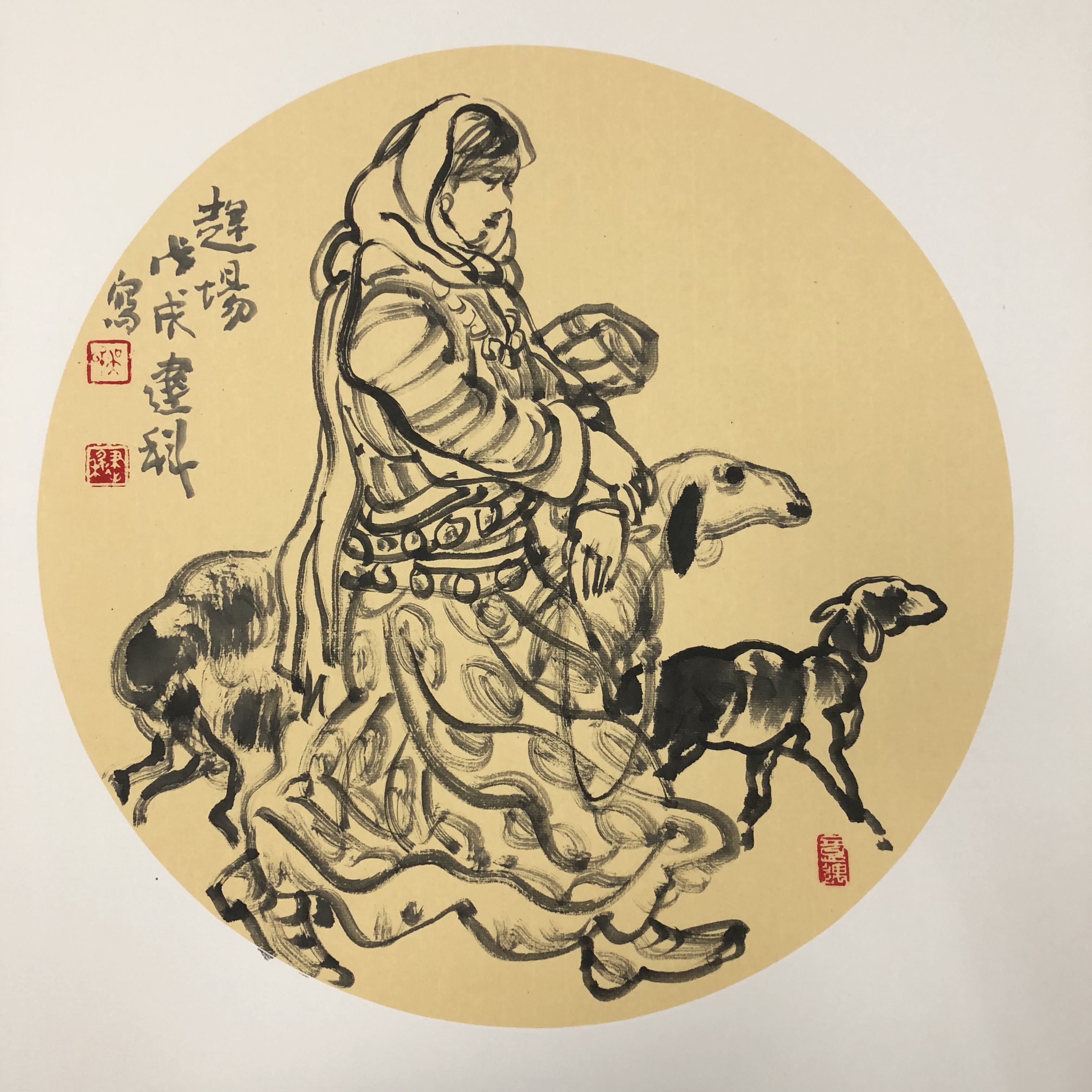 「百度百家」著名画家吴建科 国画作品欣赏