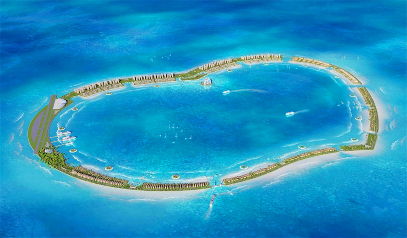 美济礁因为形状成心形,所以很多人称这座岛为海洋之心,而且这座岛上不