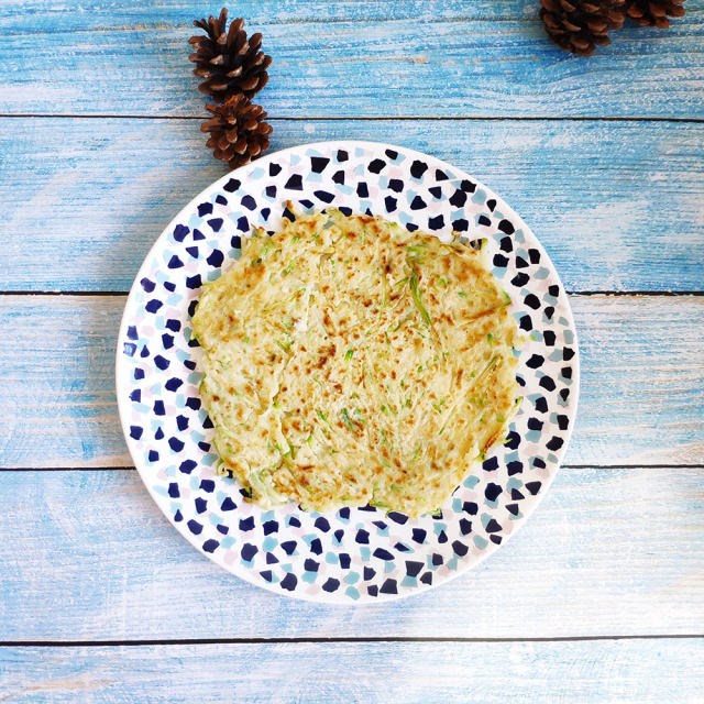 角瓜鸡蛋饼,香软好吃,口感丰富,超快手早餐做法