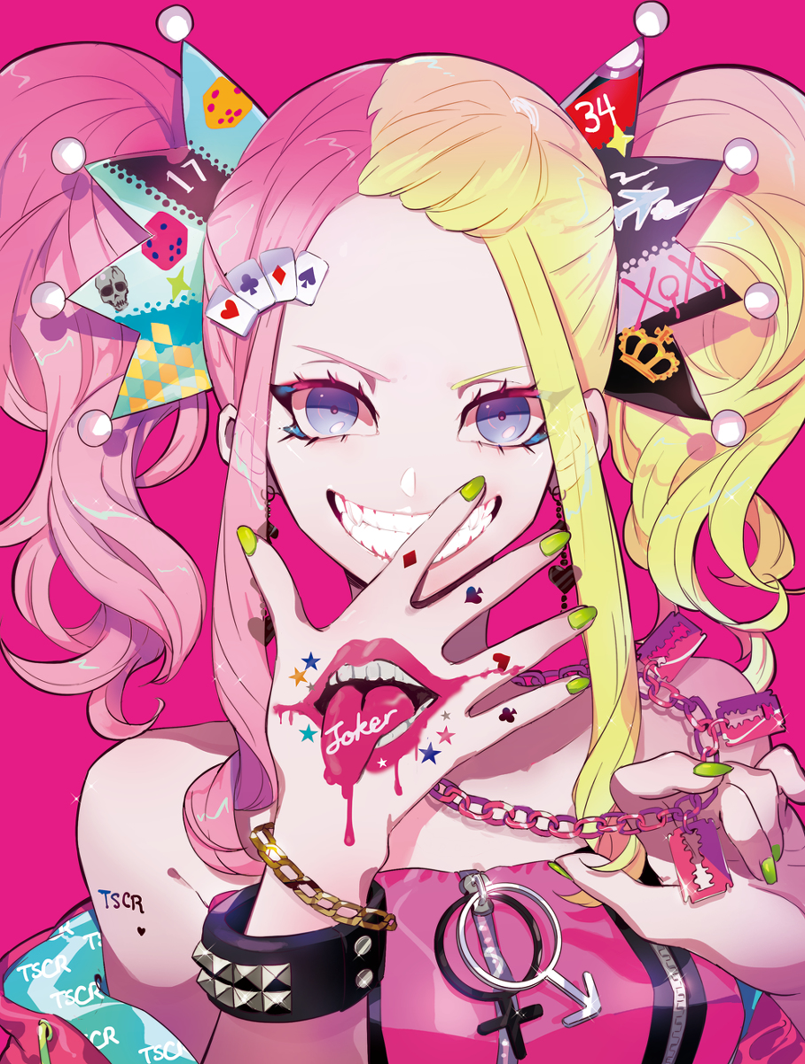 原画师必备头像系列:叛逆少女的浓墨重彩