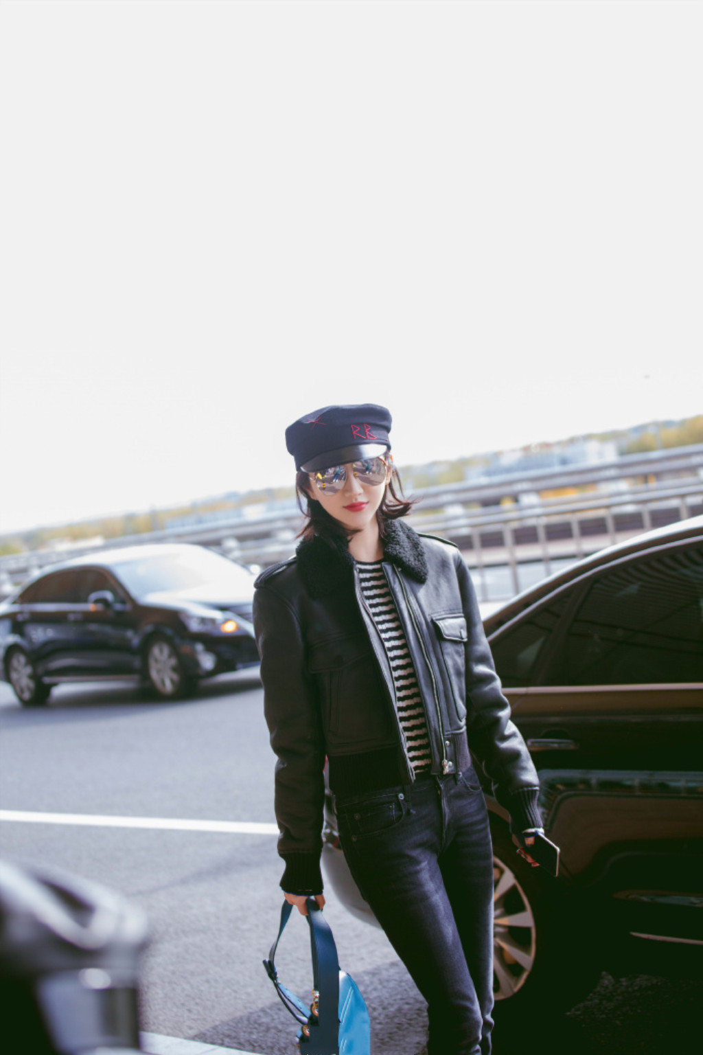 30岁景甜三套机场私服,温暖又帅气,是值得学习的初冬搭配范本