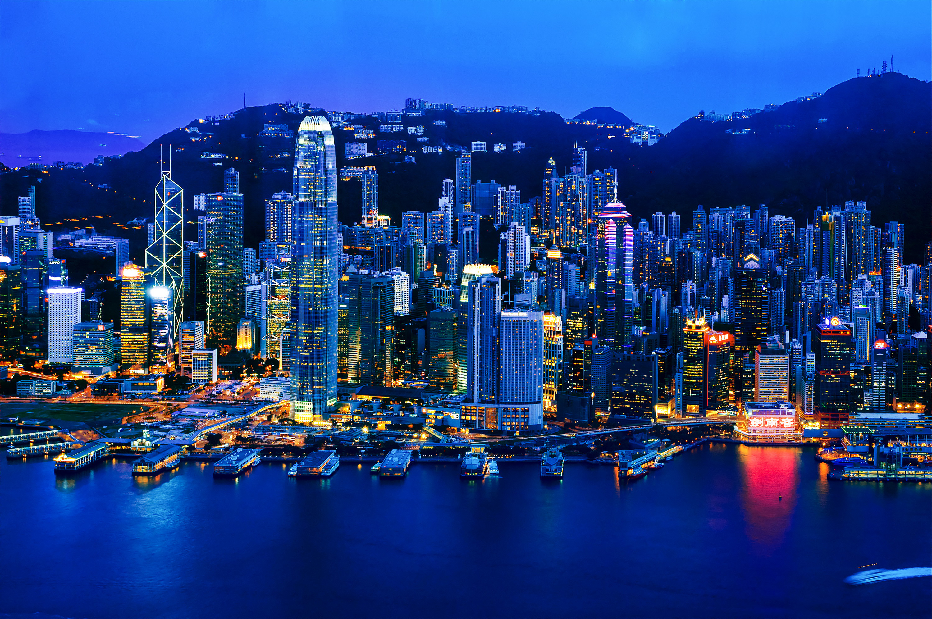 香港的夜景原来这么美图片