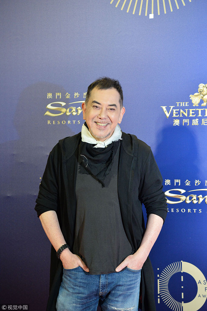 黄秋生.  图片来源:vincent chan/视觉中国