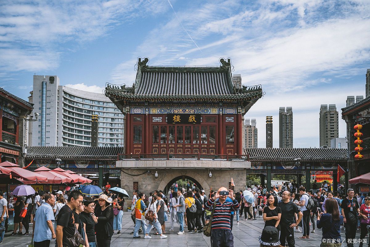 津门故里牌坊图片