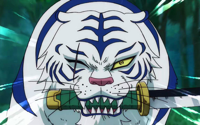 那只与索隆交手的独眼虎,实则在致敬剑豪生死斗,与虎眼如出一辙