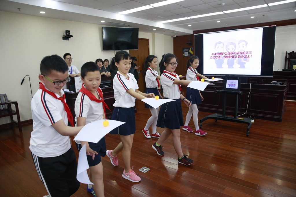 海淀法院邀请万泉河小学参加"六一开放日"专场活动