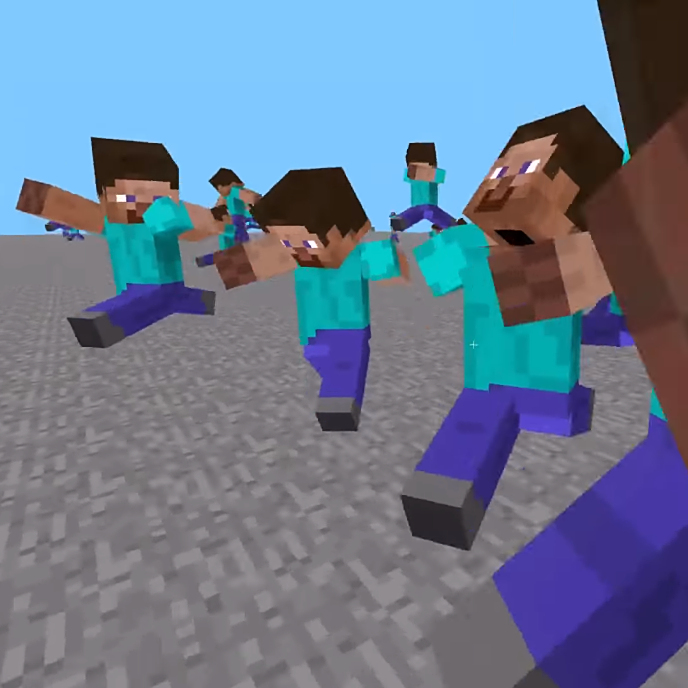 我的世界:5种形态的史蒂夫,3种已成过去,若会重来你会选谁?