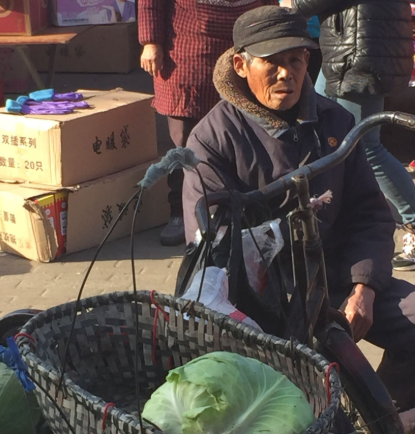 卖菜老人不容易,有人为了一两二两砍价