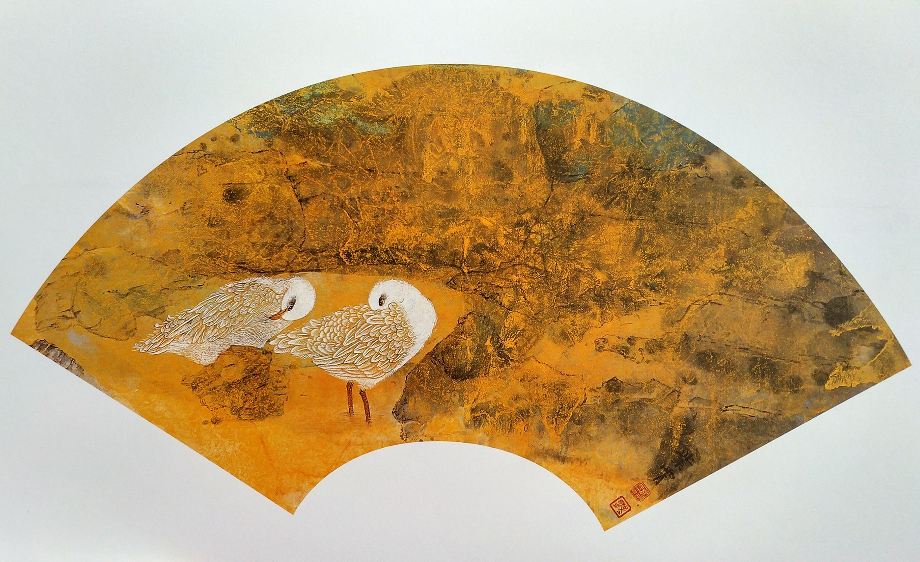 蔡业霄的新工笔花鸟作品欣赏