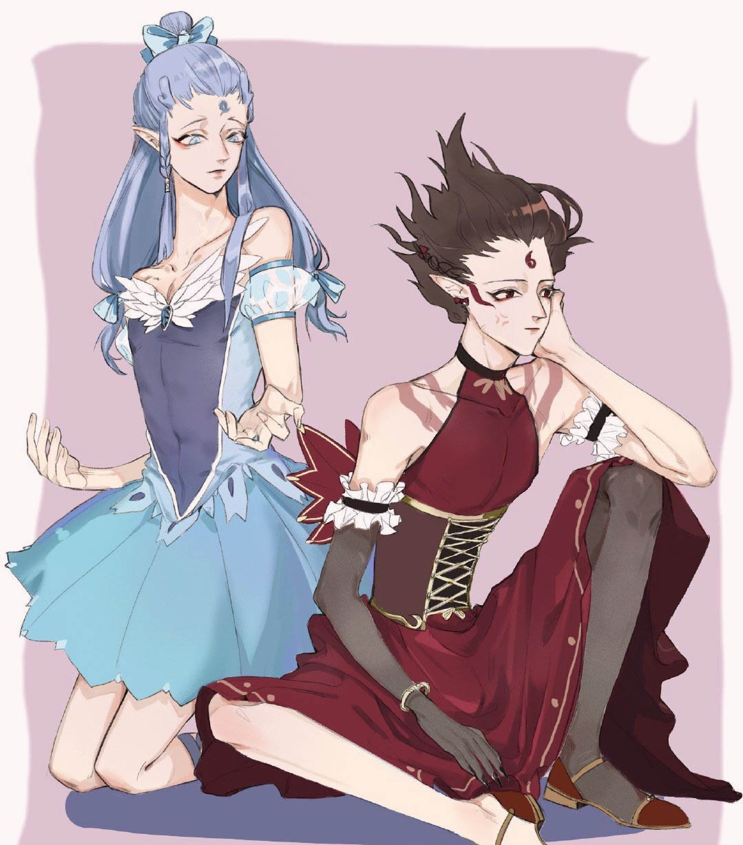 哪吒之魔童降世:藕饼cp不同的现代装,躲过了西装却没躲过女仆装