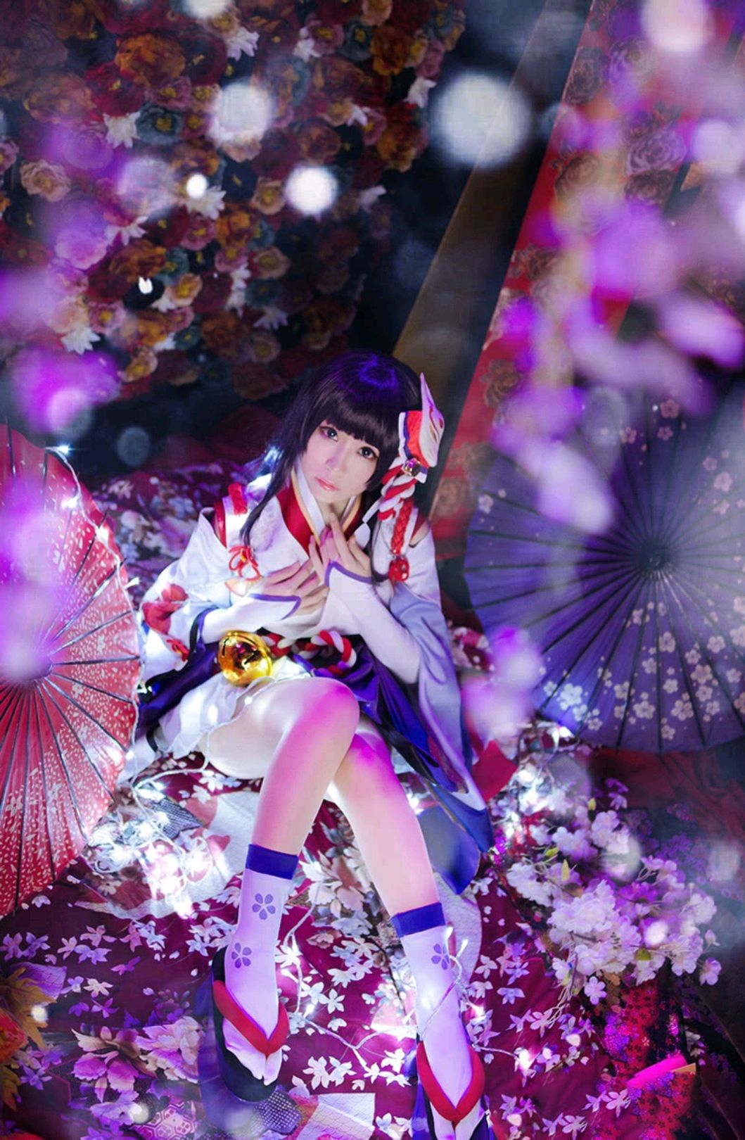 阴阳师雪女cos,雪美人名不虚传