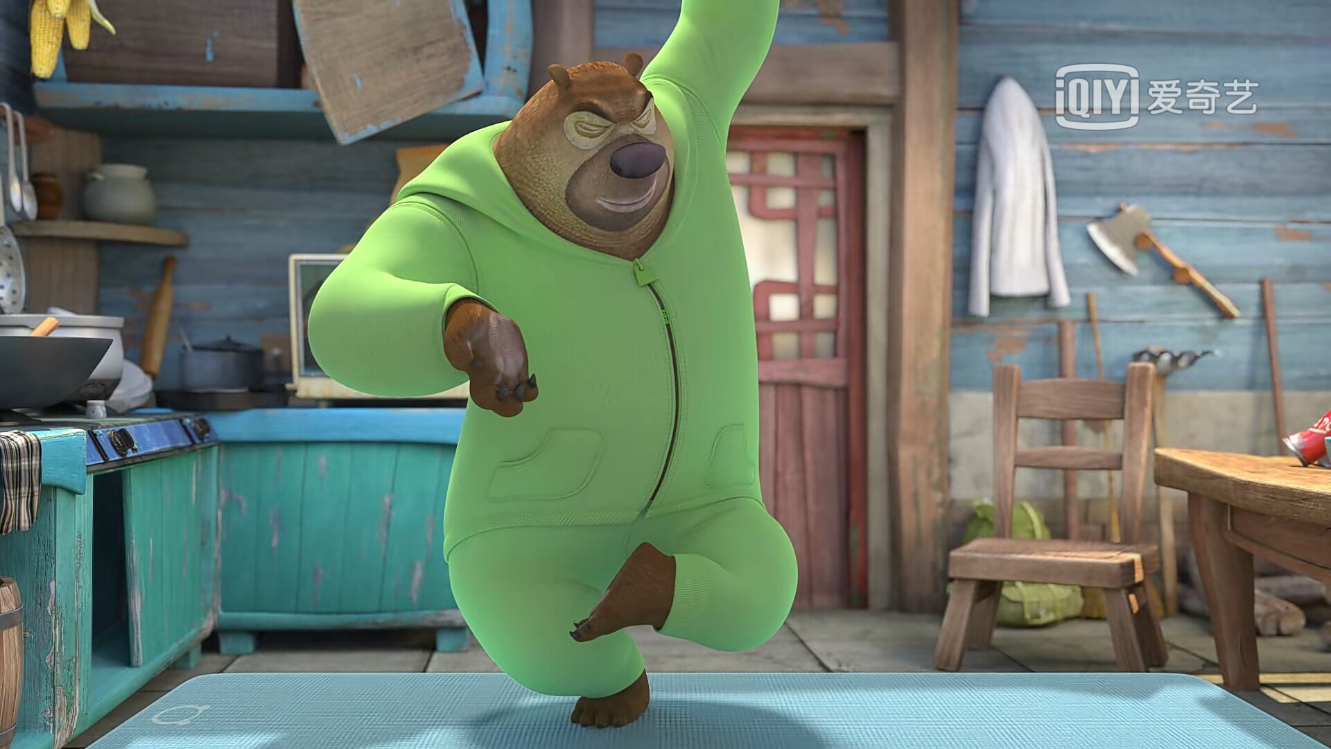 熊出没:当动物们都穿上了衣服,熊大的毛衣真不错,涂涂的最奇葩