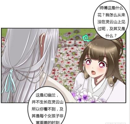 通灵妃:师傅送给千云兮花环