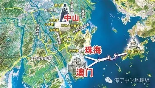 港珠澳大桥图片路线图图片