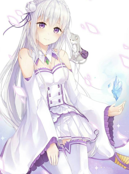 动画中穿着白色长筒袜的美少女,穹妹上榜,爱蜜莉雅最美丽