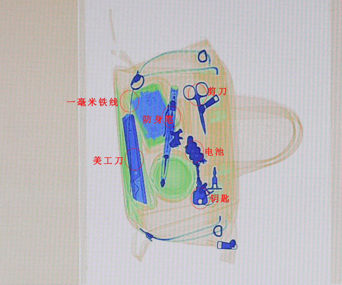 过安检时,安检机屏幕看到的各种颜色,到底代表什么 2020年最新商品