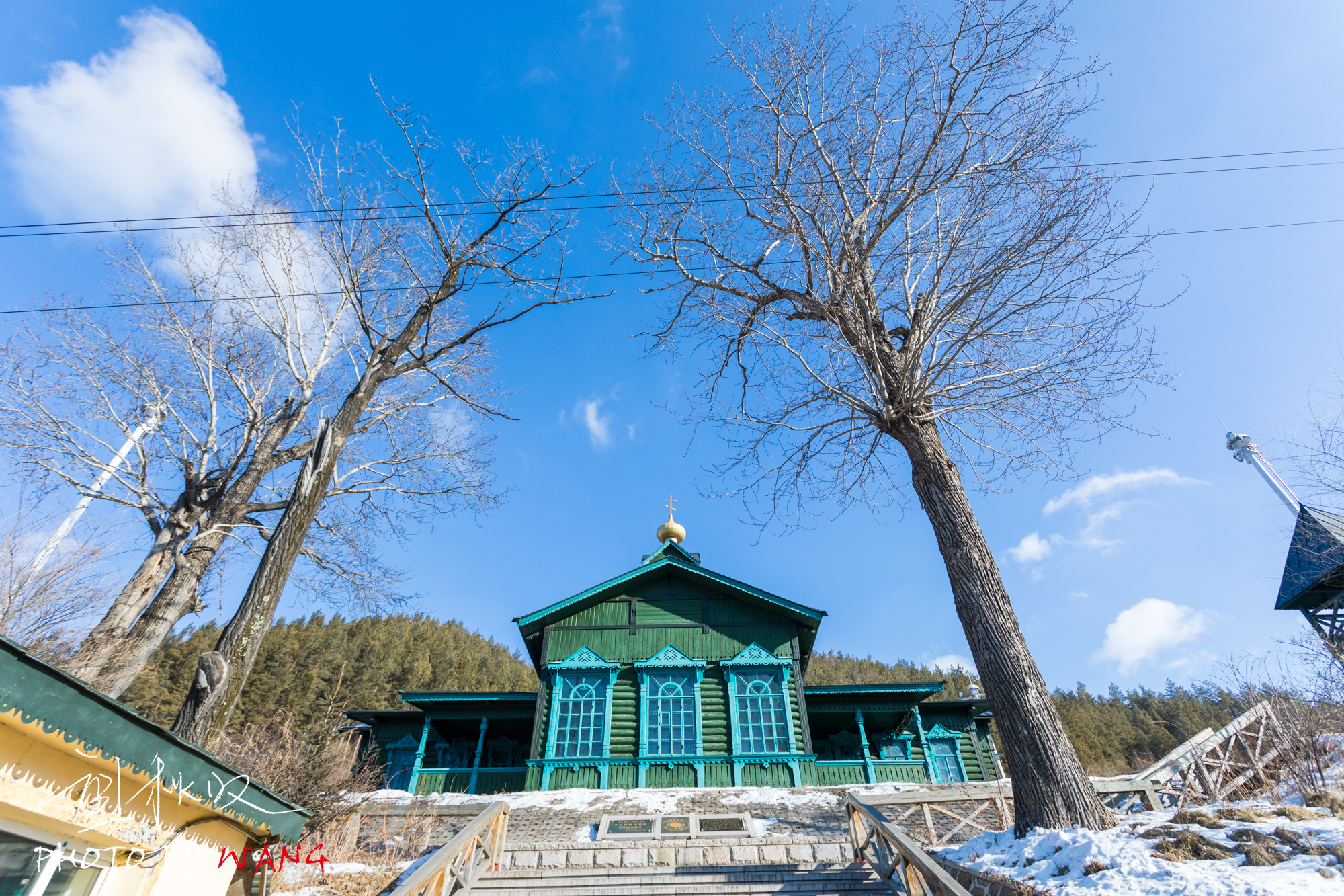 冰雪中的横道河子,大山中的交通枢纽,中东铁路的加油站