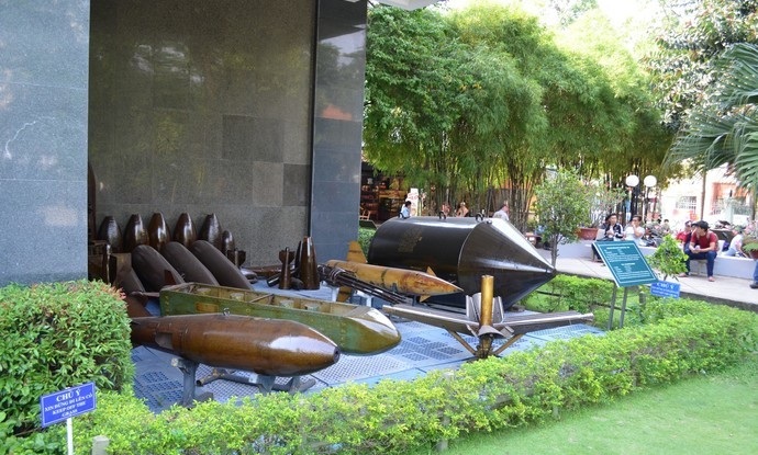 越南战争博物馆,座落于胡志明市武文频街,此地曾是美国情报局旧