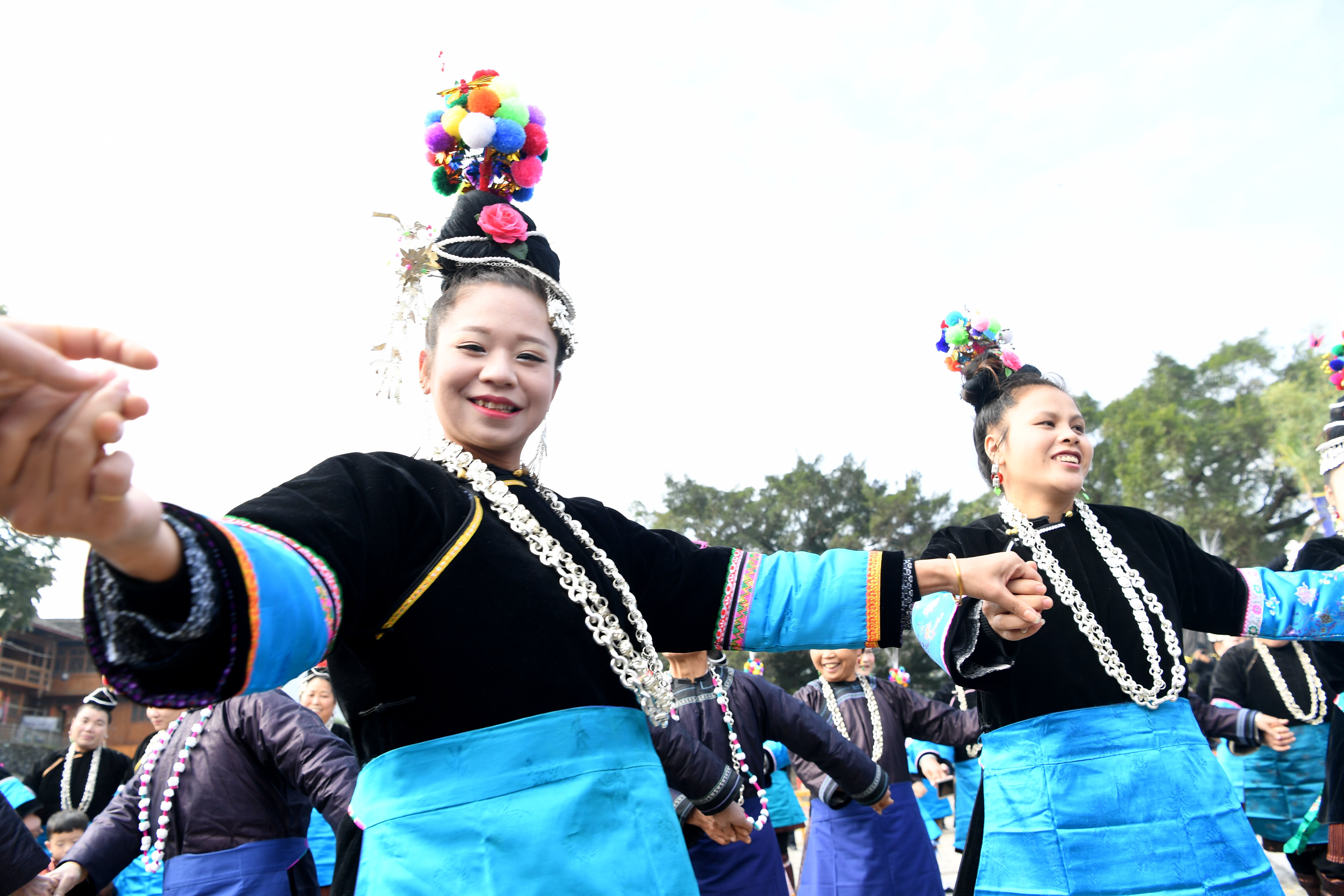 贵州榕江:侗族同胞祭祀"萨玛"