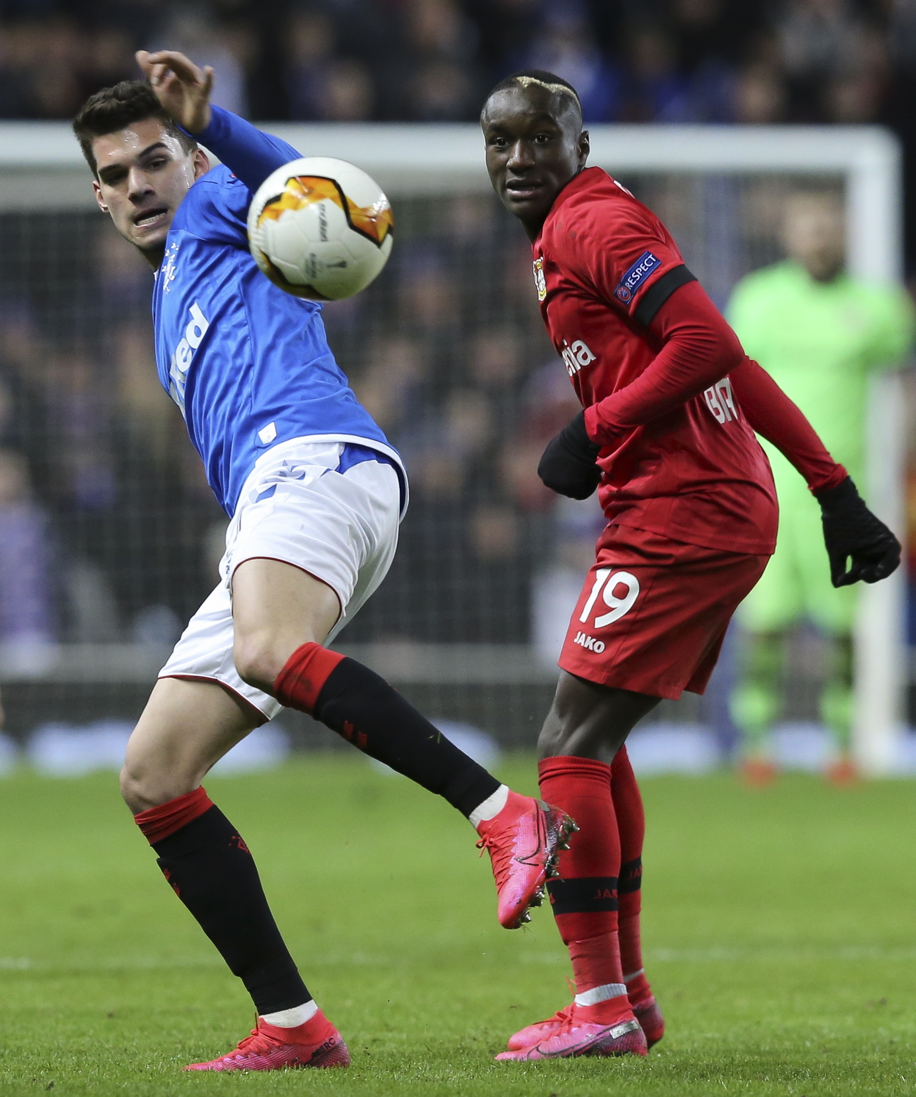 新华社照片,外代,2020年3月13日    (外代二线)(1)足球——欧罗巴联赛