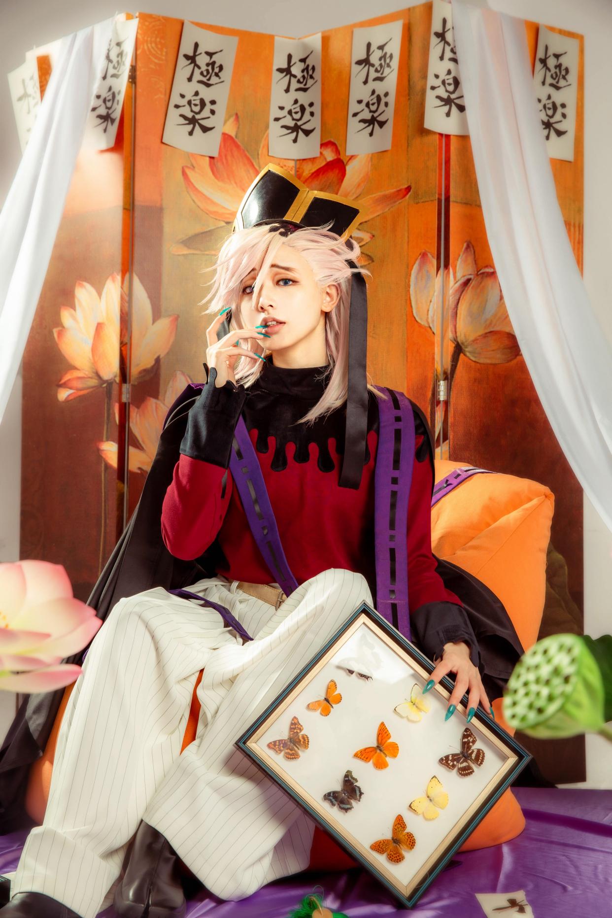 「鬼灭之刃」童磨cos,网友:有内味了